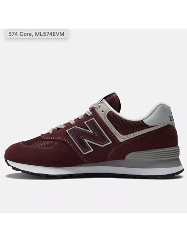 574 Core Burgundy NEW BALANCE