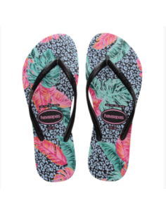 SLIM ANIMAL FLORAL PRETO...