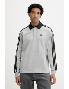 Rugby polo MGREYH/BLACK ADIDAS