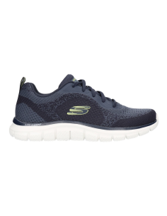 TRACK Navy Knit/Lime Pu...