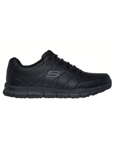 NAMPA- OSIL Black Synthetic SKECHERS