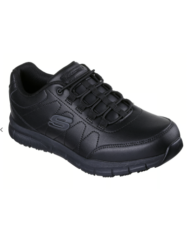 NAMPA- OSIL Black Synthetic SKECHERS