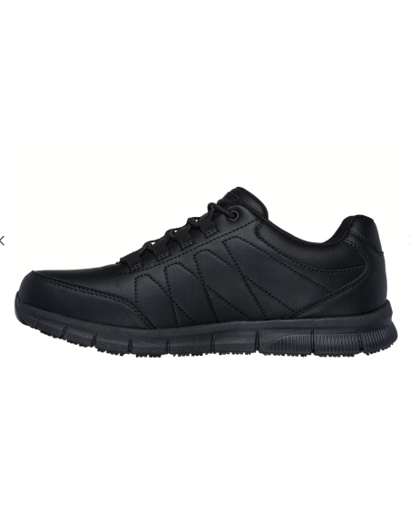 NAMPA- OSIL Black Synthetic SKECHERS
