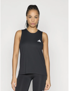 Run Ess Tank W Black ADIDAS