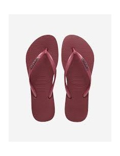 SLIM LOGO METALLIC AMARANTO...